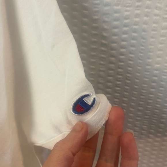 Champion White Logo Men's Tee 0127 - Picture 4 of 5
